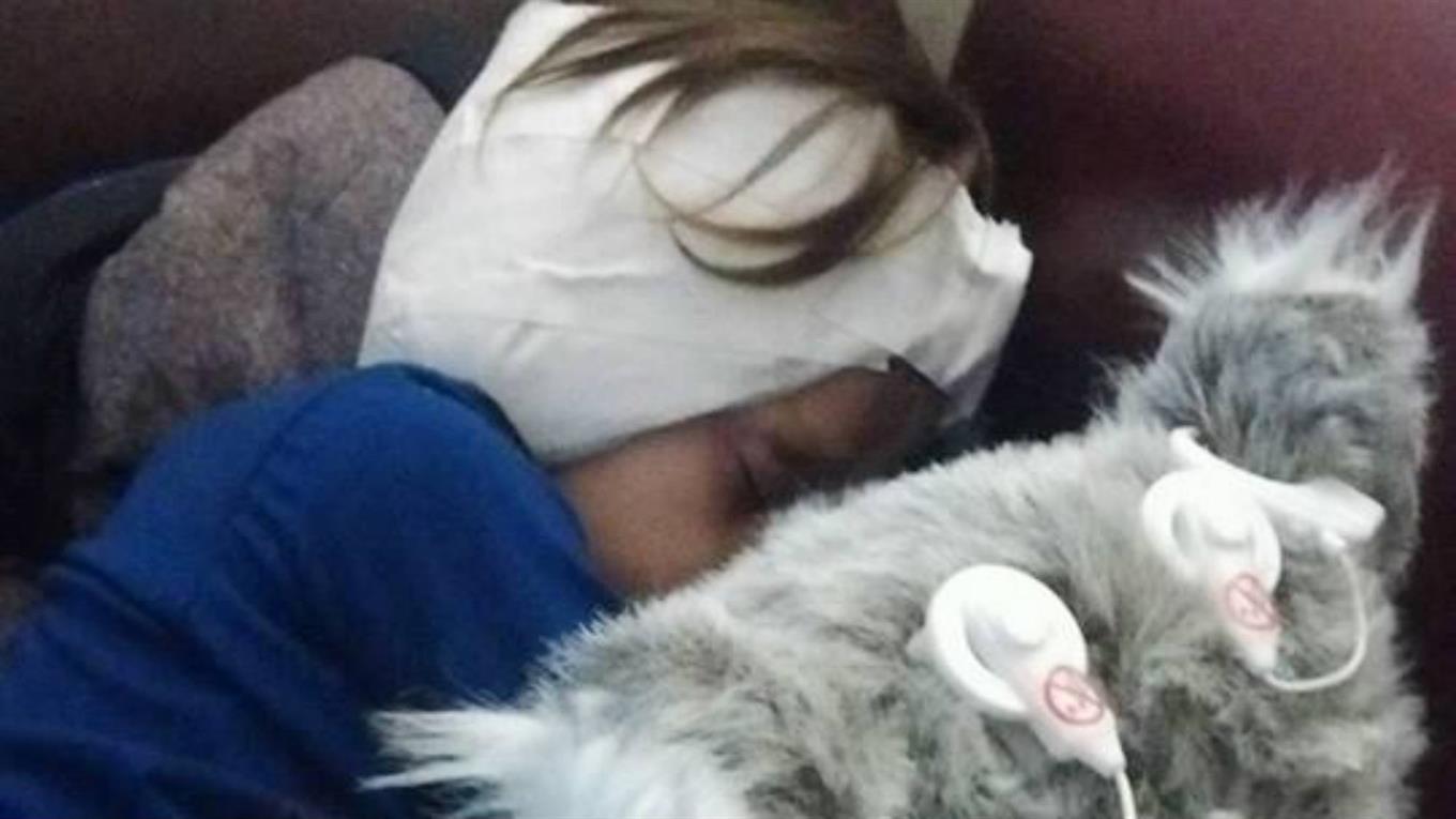 Parte de la recuperación de Exequiel incluyó un koala con implantes que le dieron en el Garrahan