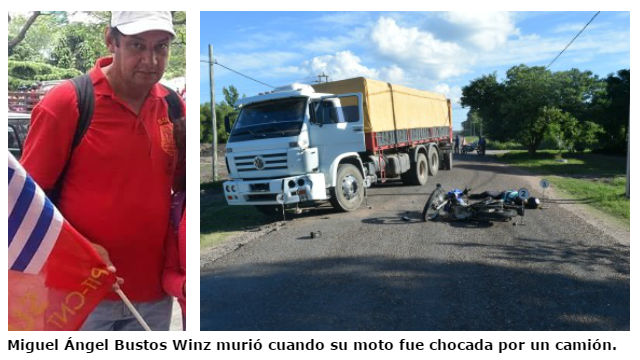 Conmoción en Paysandú por muerte de reconocido sindicalista - El Entre Rios Digital