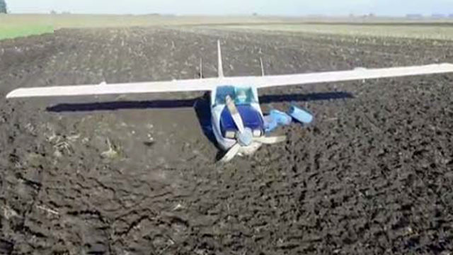 Avioneta caída en zona rural de San Salvador