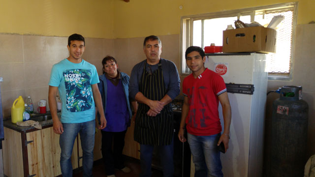 El equipo de cocina