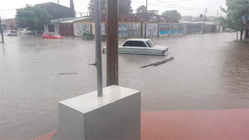 Las calles de Paraná, tras el temporal