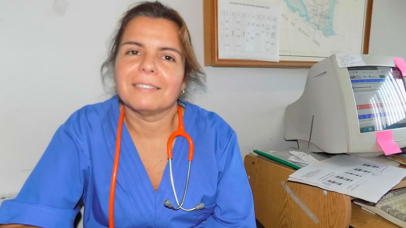 Doctora Fabiana Leiva, directora de Epidemiología del Hospital 