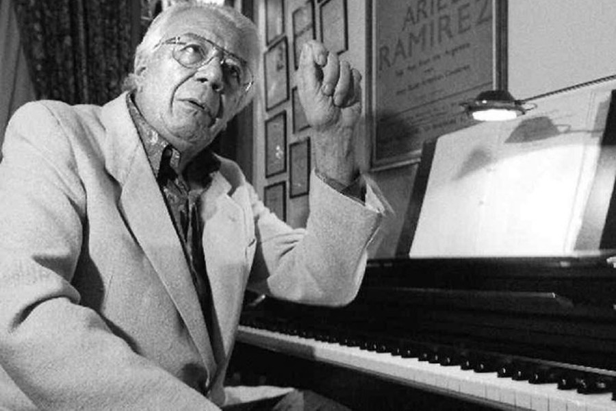 Ariel Ramírez fue pianista, concertista, compositor y director.
