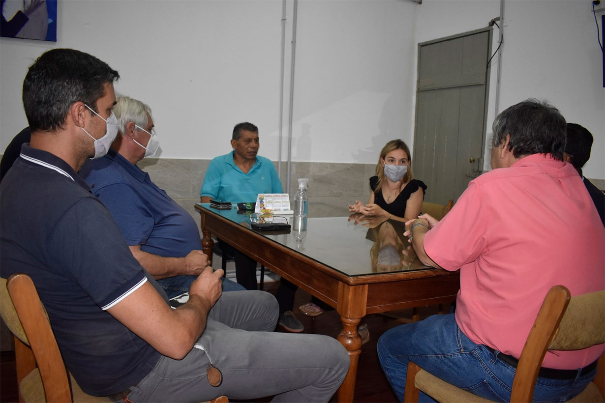 La reunión de autoridades de Pueblo Liebig y CAFESG