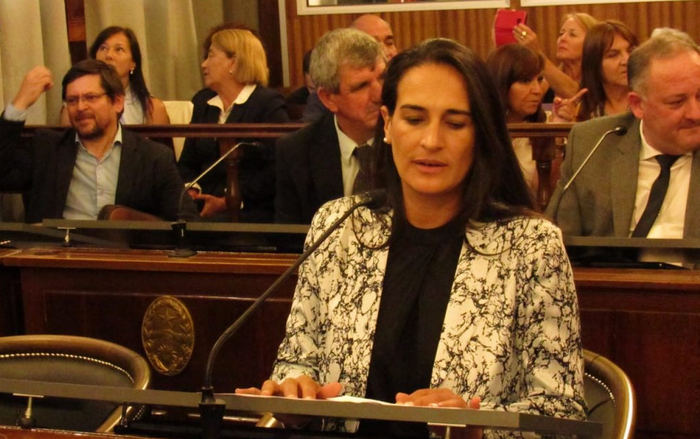 Maidana, senadora provincial por el Departamento Nogoyá, denunció a Blázquez.