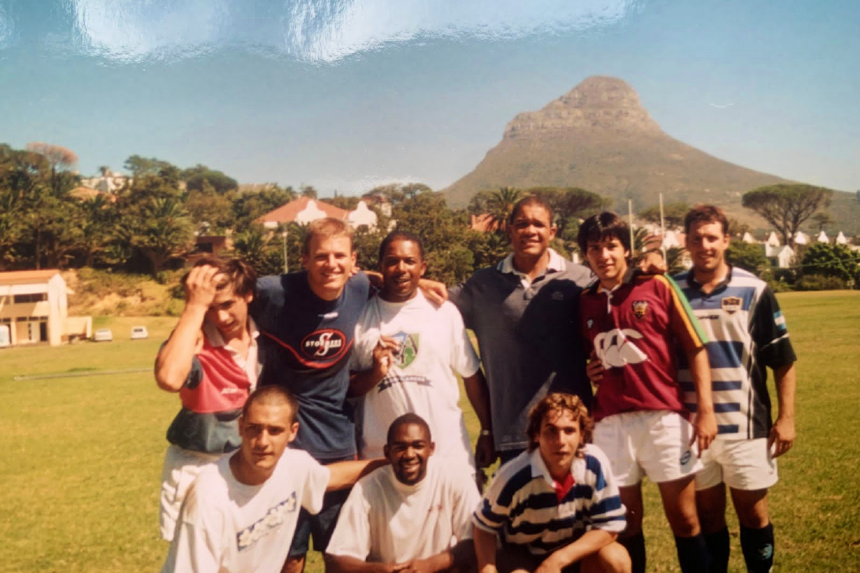 2002: Pata estuvo junto a sus compañeros en Sudáfrica.