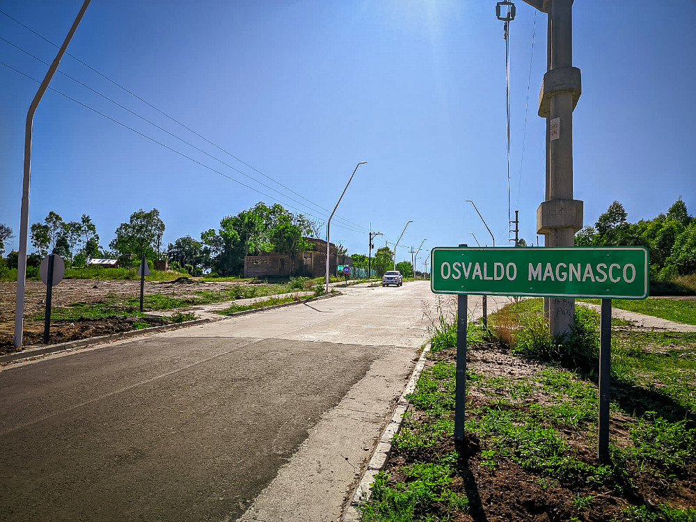 A Osvaldo Magnasco puede accederse por la avenida Vuelta de Obligado.