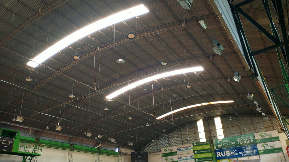 Renovaron las chapas, arreglaron aireadores y otros obras en el techo del Gigante Verde.