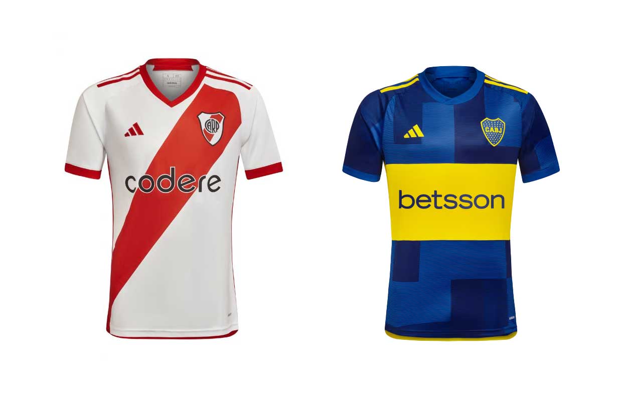 River y Boca, sólo dos ejemplos de clubes con firmas de apuestas en sus camisetas