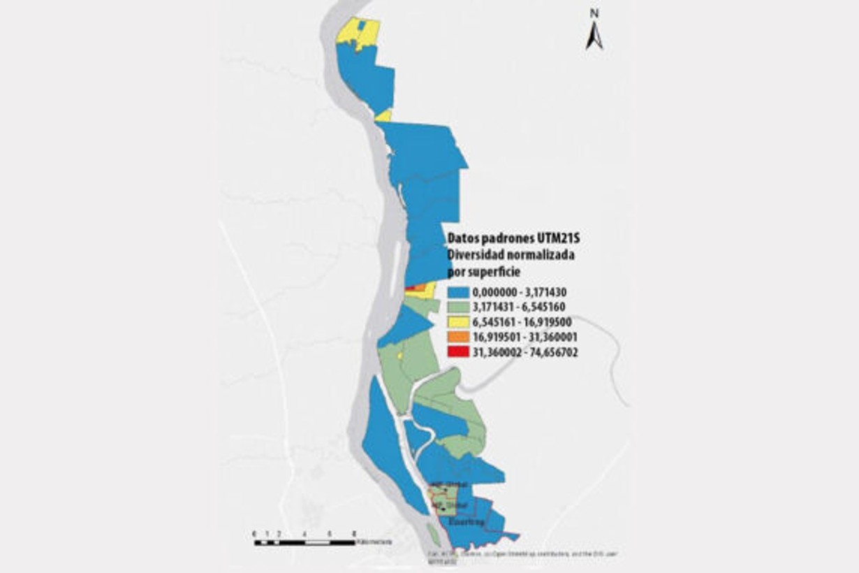 Área propuesta originalmente en el proyecto elevado por las organizaciones ambientalistas de Paysandú al entonces Ministerio de Vivienda, Ordenamiento Territorial y Medio Ambiente.