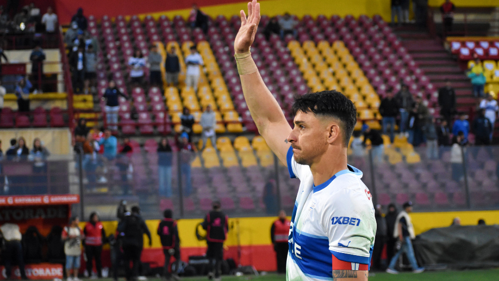 El chajariense marcó el gol que lo dejó con el récord en el clásico ante Universidad de Chile.