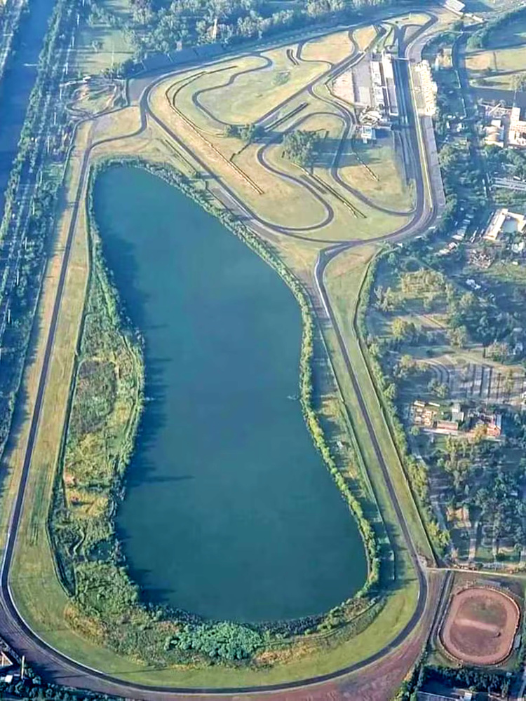 El circuito que incluye la vuelta al lago sería utilizado para un posible regreso de la F1 al país.