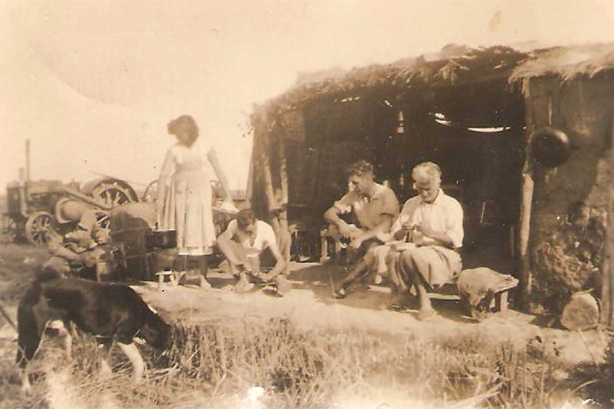 Familia de chacareros - Colón - 1935