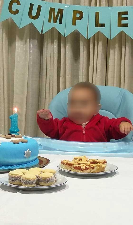 El cumple de un año, en la familia de abrigo