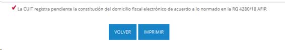 Mensaje que Arroja la consulta pública del padrón de contribuyentes del ARCA