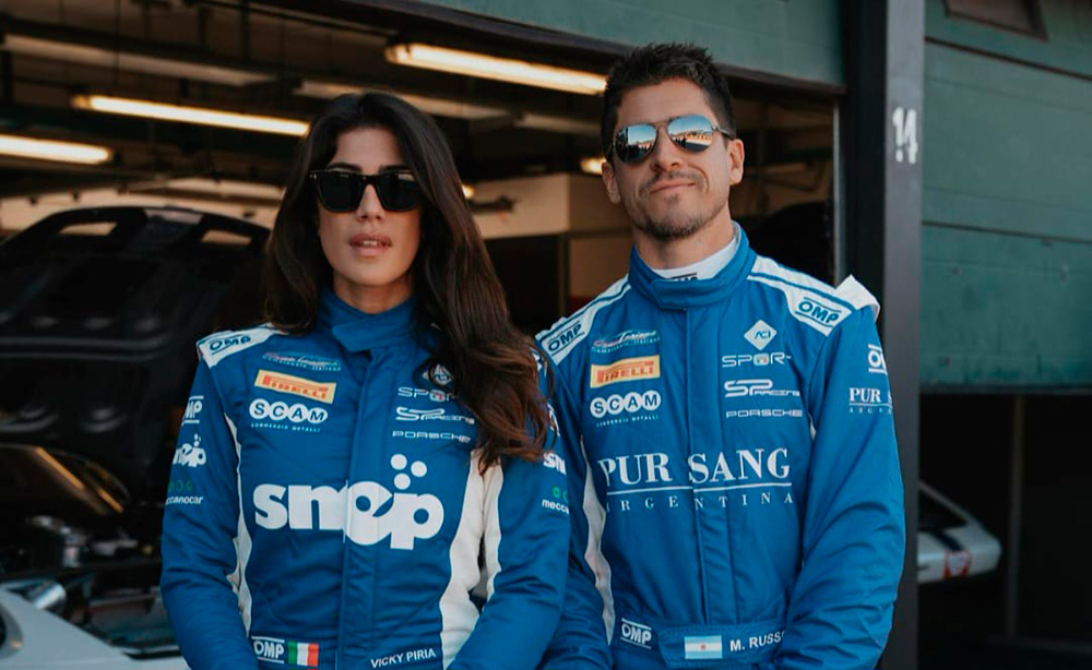 Vittoria Piria y Matías Russo ganaron en la Clase GT CUP de segunda división Pro-Am.