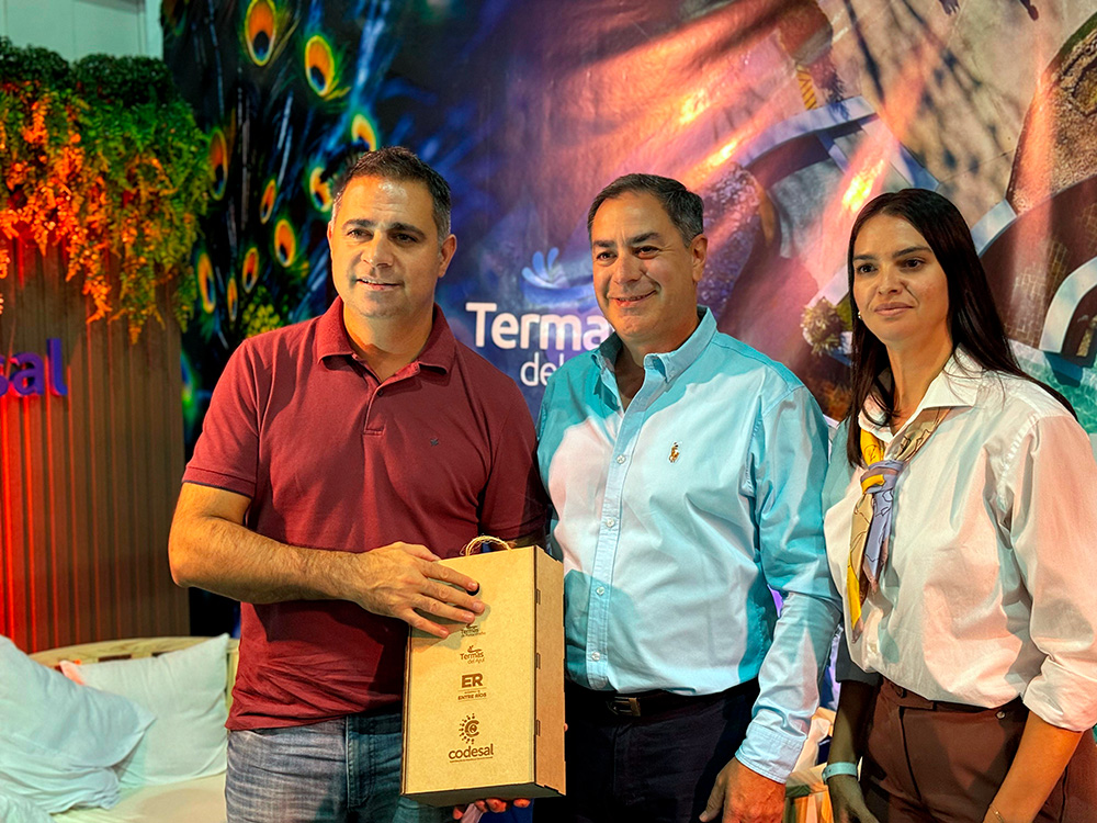 Con Davico estuvo el presidente de la Codesal.