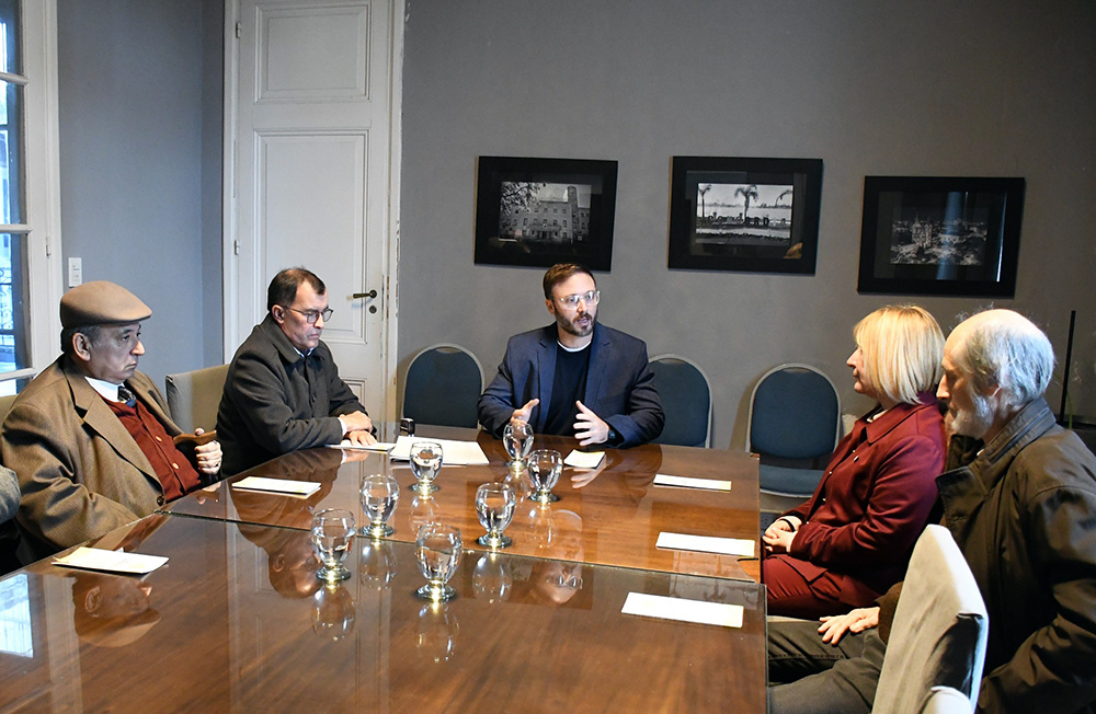 El intendente recibió a Mangia, Zapata y Penco, autoridades de las universidades con asiento en Concordia.