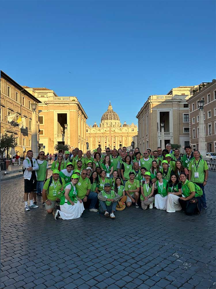 Voluntarios en el Jubileo de los jóvenes