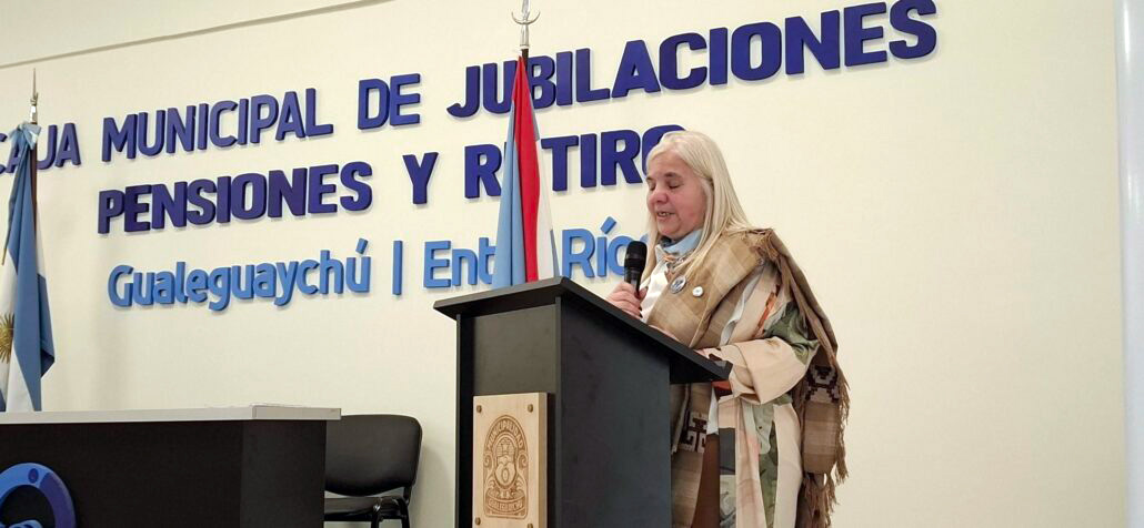 María Alejandra González preside la Unión Federal de Familiares de Héroes Caídos de Malvinas.