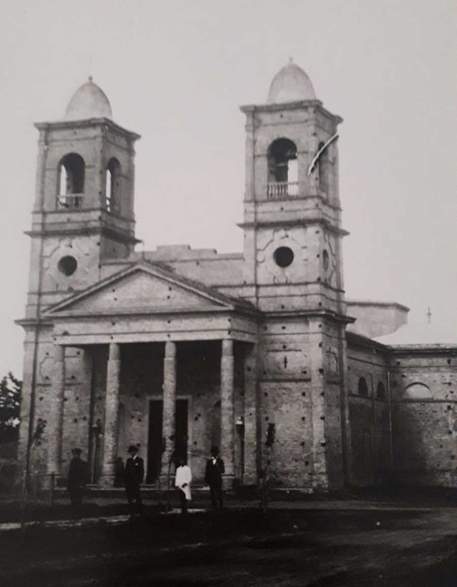 La parroquia, alrededor de 1890