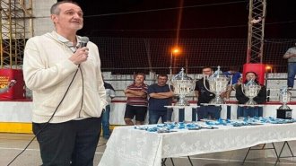 Marcogiuseppe, campeón con Achirense en Colón