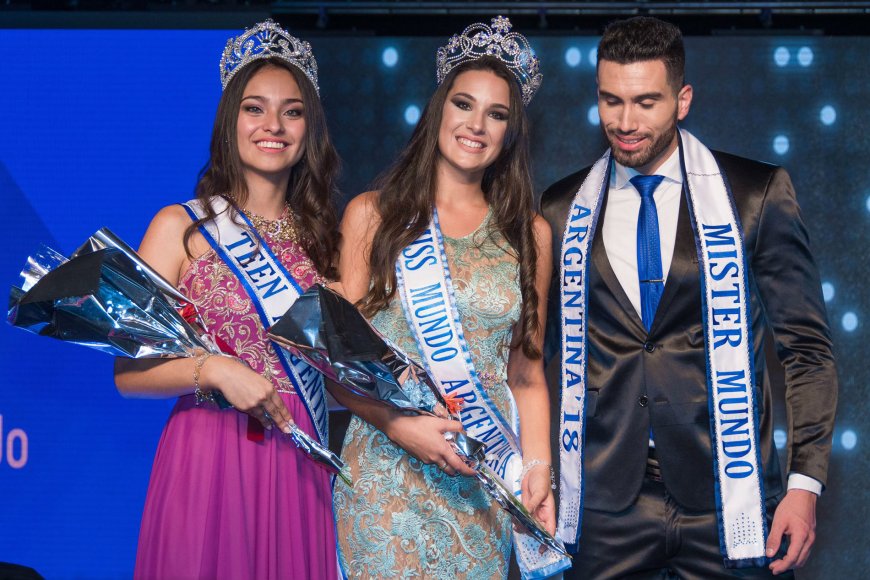 En el centro la uruguayense, Miss Mundo Argentina.