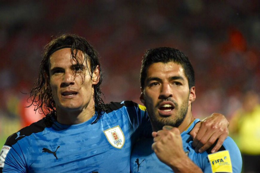 Cavani y Suárez, la dupla con más goles.