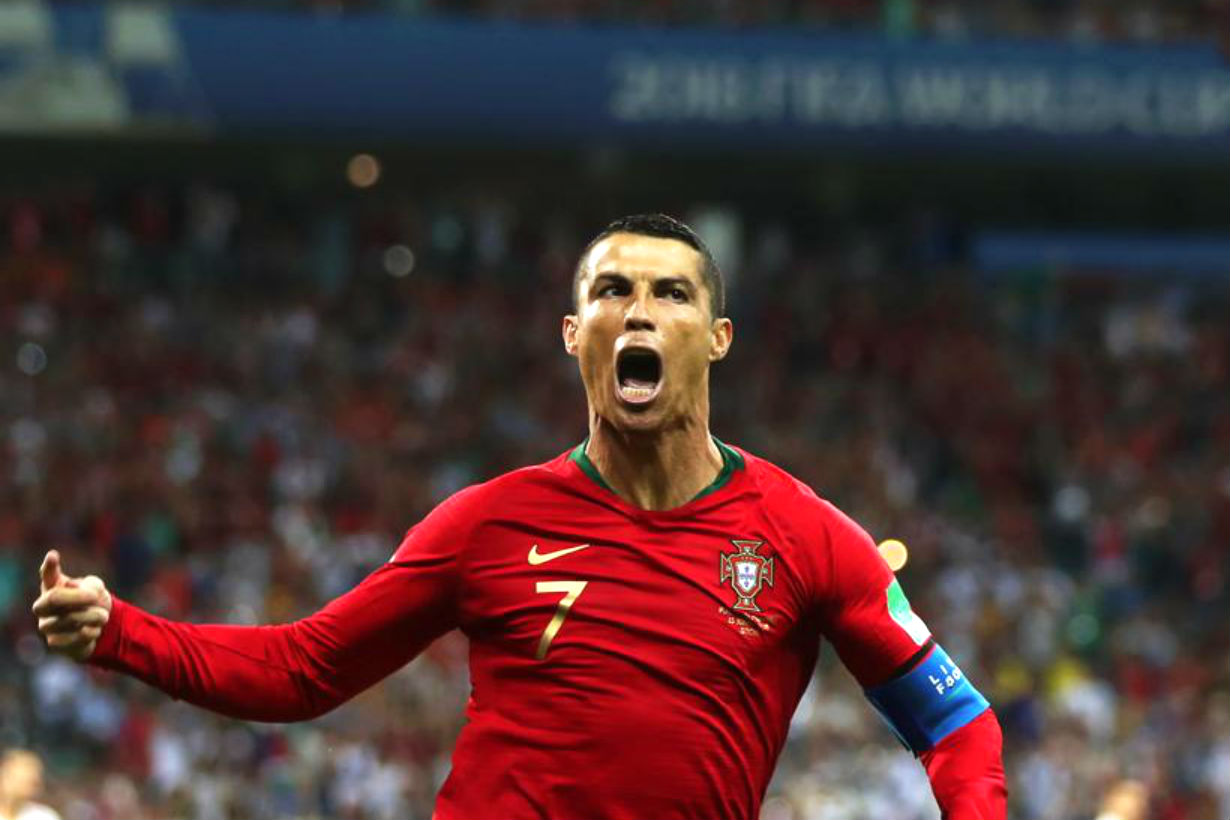 Ronaldo marcó los tres goles de Portugal (EFE)