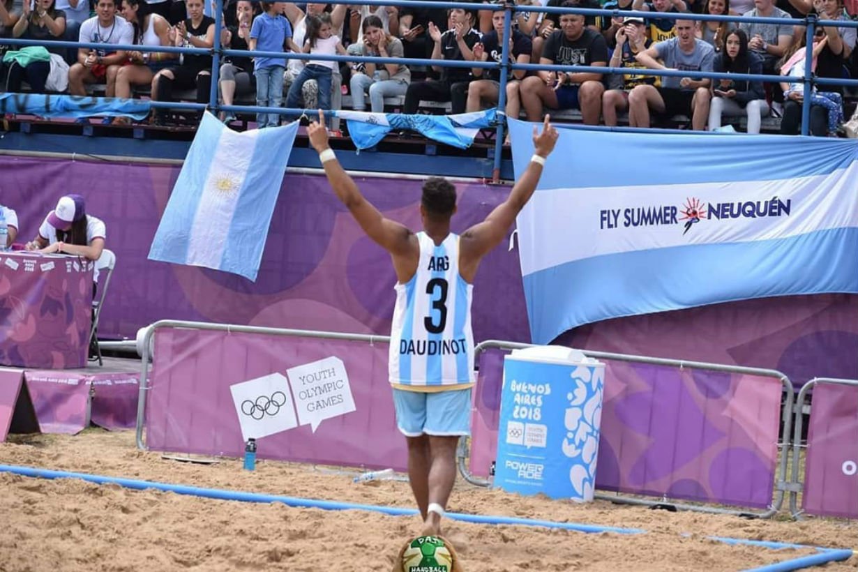 El de Chajarí, destacado en el beach handball.