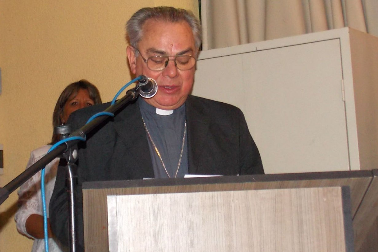Monseñor Collazuol, obispo de Concordia.