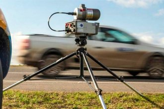 Con radares, la Policía controla excesos de velocidad en rutas entrerrianas