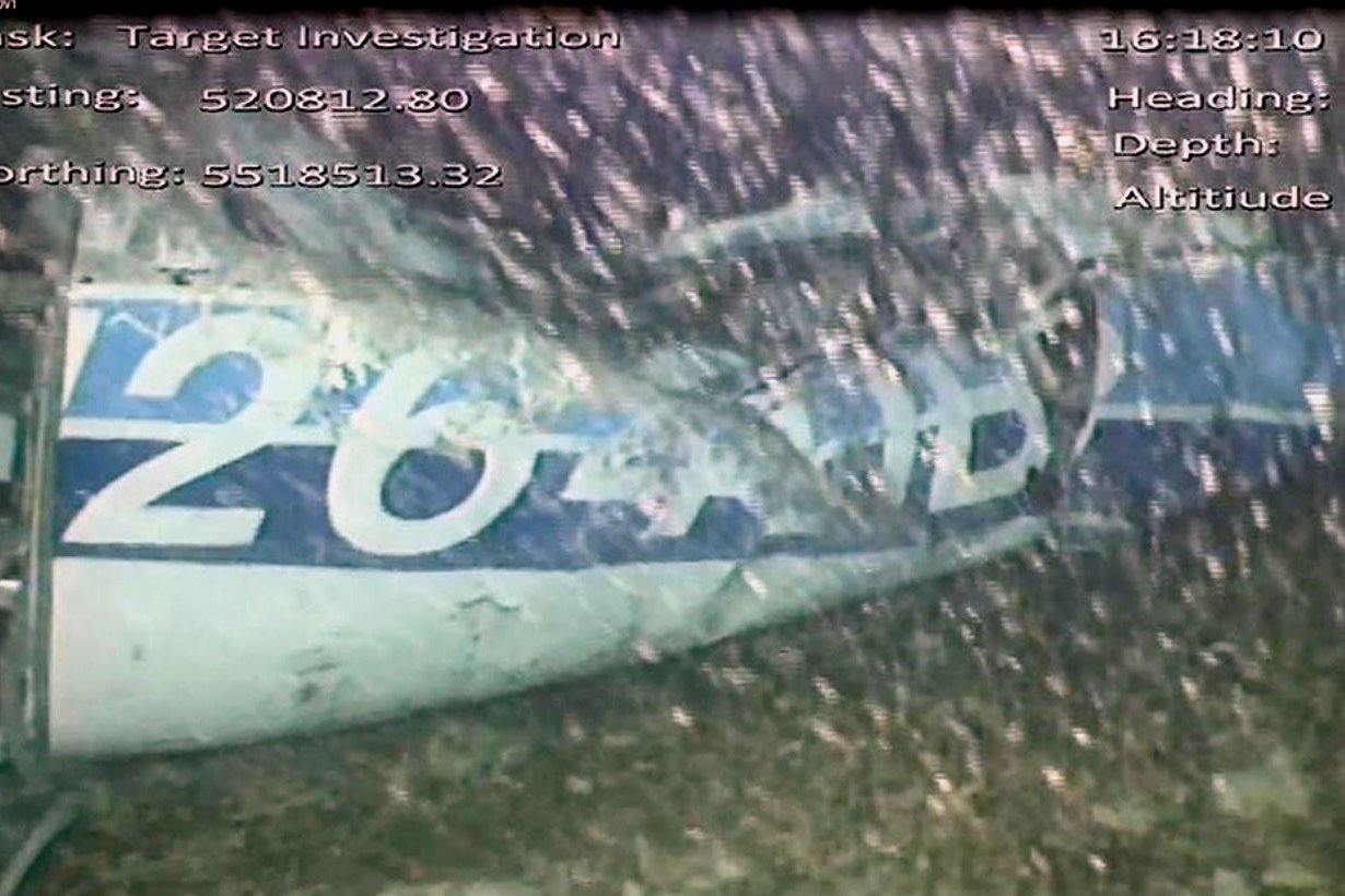 Imagen de la identificación de la aeronave