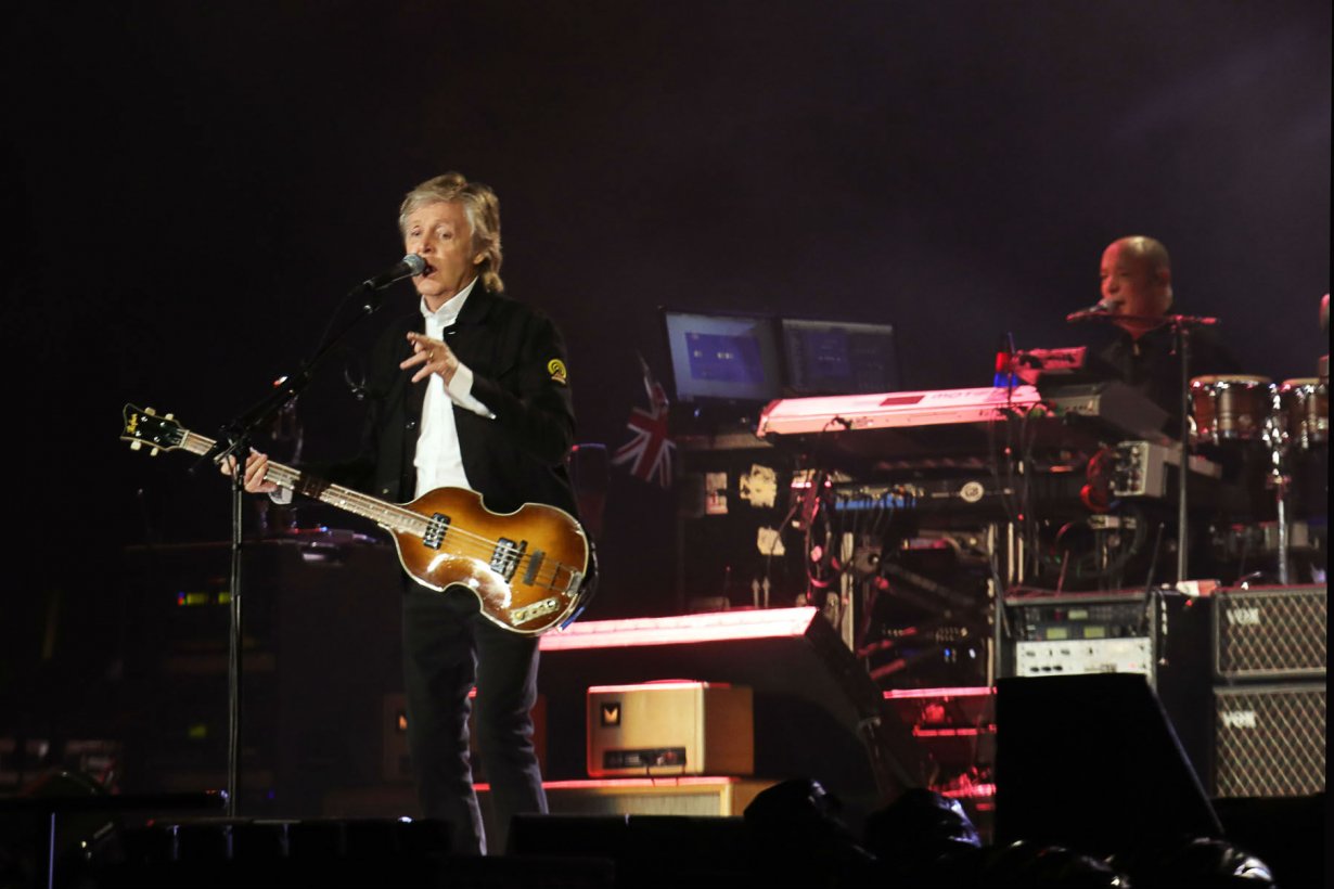 Paul McCartney tocó el sábado último.
