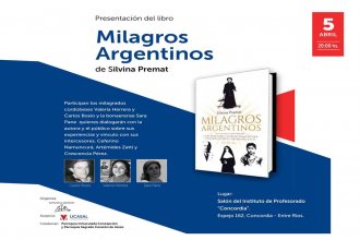 Presentan en Concordia “Milagros Argentinos”, el libro escrito por una periodista entrerriana