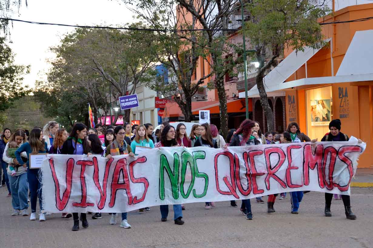 Marcha Ni una menos en Colón, 2019.