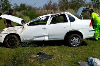 Mala maniobra terminó en un vuelco que ocasionó la muerte de dos mujeres