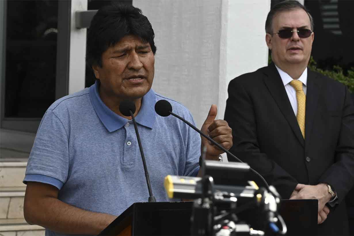 Evo Morales en Mëxico