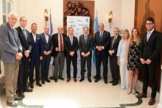 Como embajador de Israel, Urribarri se reunió con la Cámara de Comercio Argentino Israelí