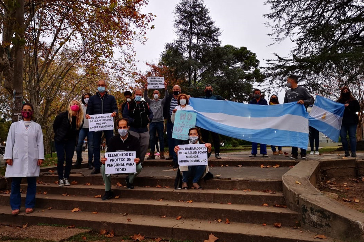 La protesta en Colón