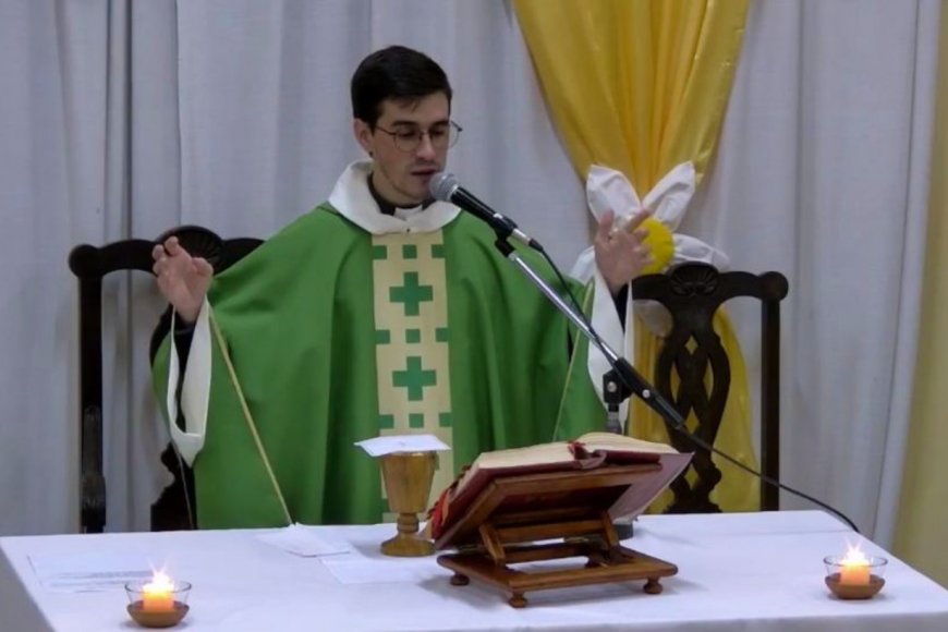 En video: misa de una parroquia de Concordia.