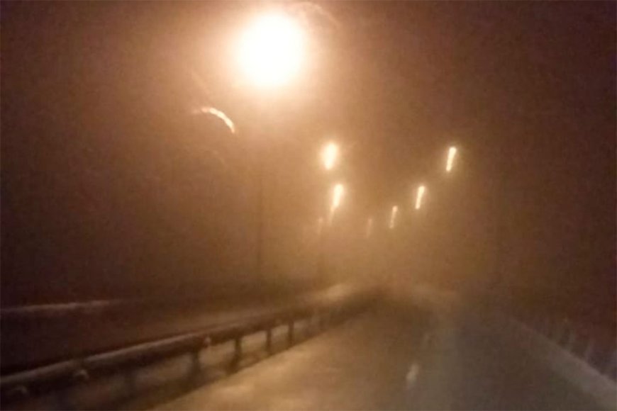 La niebla, este sábado en el sur de Entre Ríos