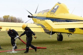 Nación destinó aviones hidrantes para controlar los incendios en el Delta