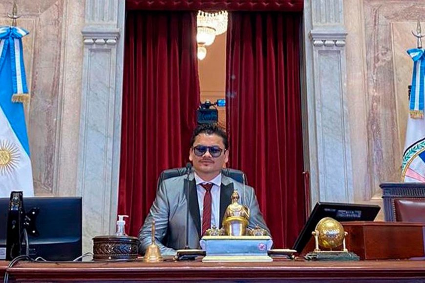 Chino Maidana en presidencia del Senado