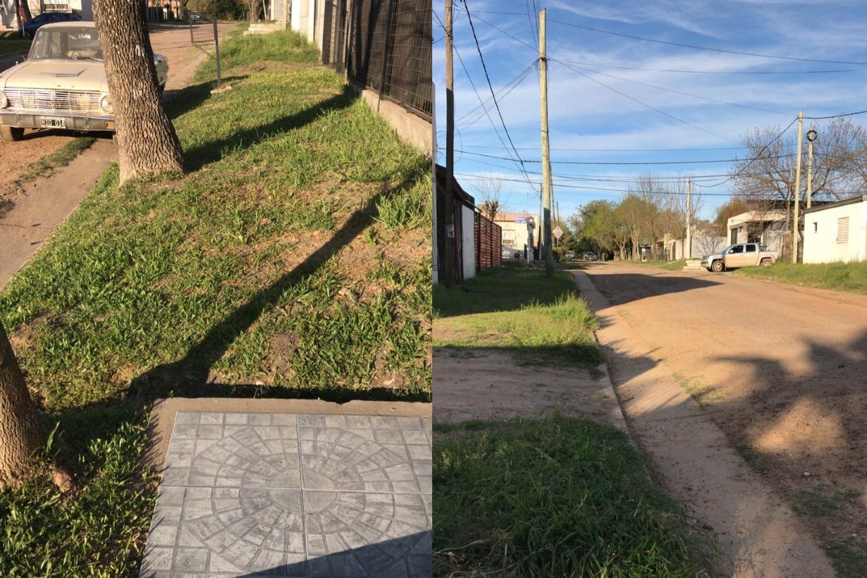 Veredas en mal estado: cómo es el programa de construcción y reparación ...