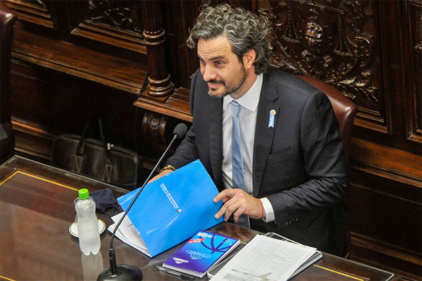 Santiago Cafiero habló en el Senado