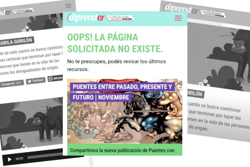 Lo que se veía y lo que se ve en Aprender.