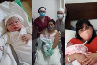 Lorenzo, Lucio y Mía, los primeros bebés del año en Entre Ríos