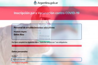 Ahora los docentes pueden registrarse para recibir la vacuna: El formulario