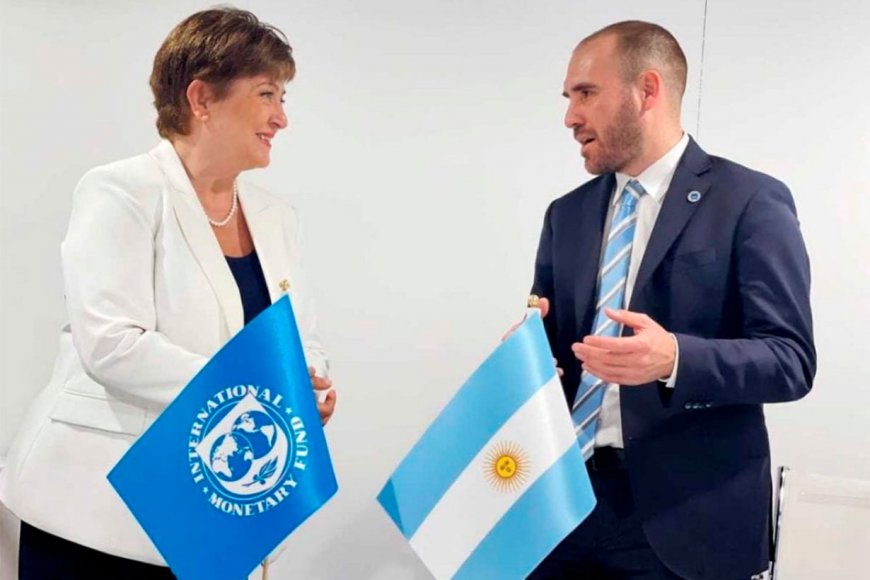 Guzmán con Kristalina Georgieva, del FMI